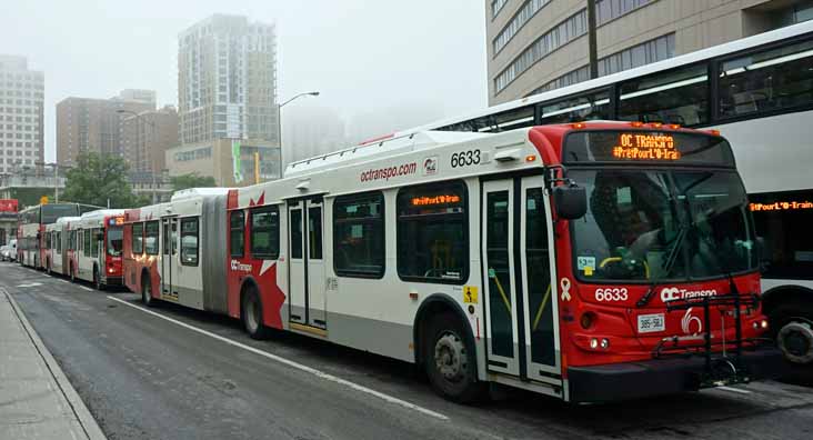 OC Transpo New Flyer D60LFR 6633 & 6541